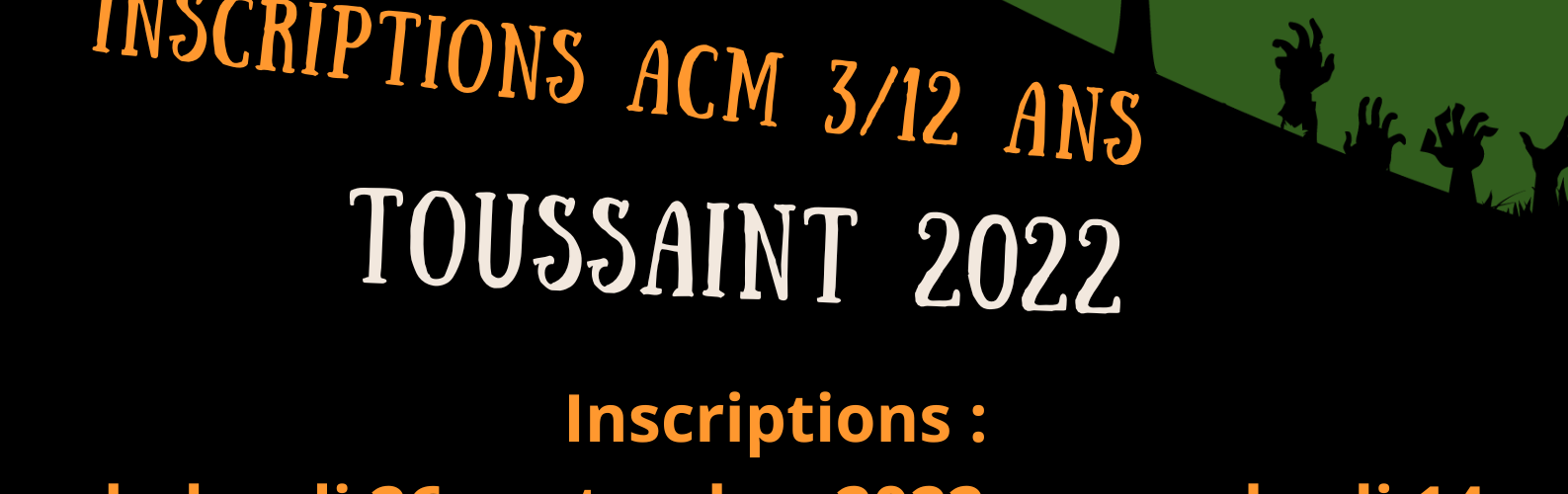 INSCRIPTIONS ACM 3-12 ANS