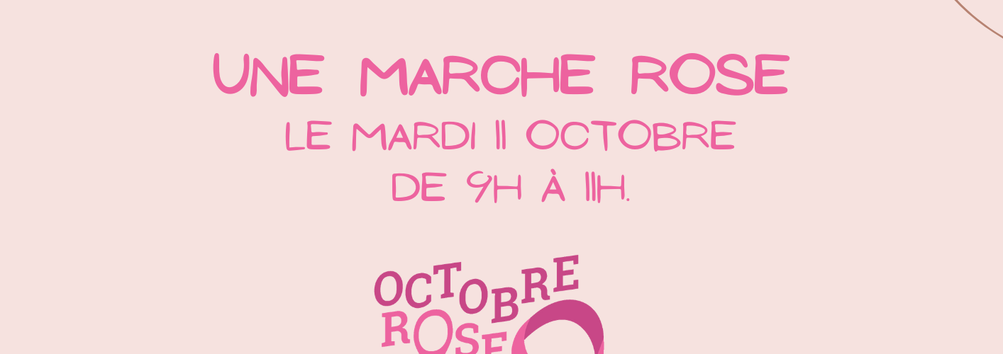 MARCHE ROSE 🎀 Rejoignez nous !!!